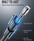 Half Inch Flexible Shaft Extension Kit For Tight Spots That Grabs Hard To Reach Areas Bendable Torque Socket Wrench Extension Ratchet Drive Bar