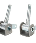 Go Kart Spindle Bracket Replacement Set 4.5 Inch By 5 Eighths Inch Right And Left Steel Alloy Steering Knuckle Bracket