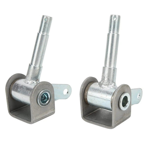 Go Kart Spindle Bracket Replacement Set 4.5 Inch By 5 Eighths Inch Right And Left Steel Alloy Steering Knuckle Bracket