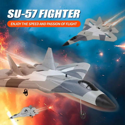 2.4G RC Glider Plane With Self Stabilization For Easy Flying Lightweight EPP Foam Fighter Aircraft For Beginners in flight