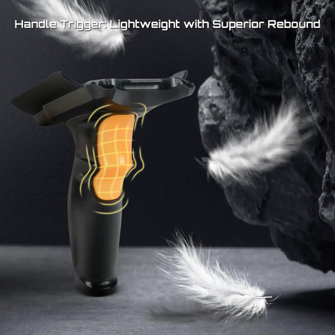Trigger Grip Handle For TC51 Series Handheld Barcode Scanner, ergonomic trigger, shown with soft materials for comfort display