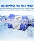 Heavy Duty 1/4 Inch Flow Filter Drier For Automotive Heat Pump Cars in water, showcasing waterproof design for HVAC systems.
