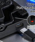 Type C fast charging port of the Dead Center Bike Laser Calibrator Rechargeable Wheel Handlebar Alignment Tool.