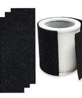 Premium H13 True HEPA Replacement Filter Kit for Hunter HP400 Air Purifier includes one True HEPA filter and four activated carbon pre-filters.