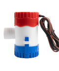 1100 GPH 12V Submersible Workhorse Bilge Pump With One And One Eighth Inch Outlet Non Automatic Quiet Marine Water Pump