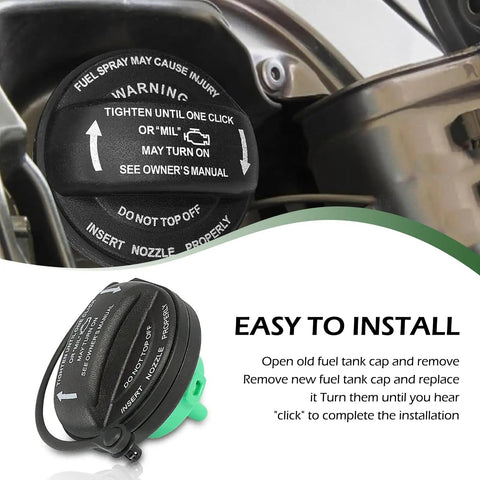 Fuel Filler Cap Replacement For Audi And Volkswagen Cars Black Sealing Gas Cap Durable Tank Cover No Fuss Install