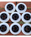 Dope Inline Skate Wheels 84mm 85A 8 Pack With Bearings For Indoor Outdoor Use Durable PU Replacement Rollers For Roller Blades