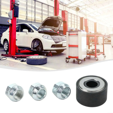 Grab This Tough Truck Wheel Stud Installer Kit For Quick And Easy Auto Repairs Featuring Solid Iron Build With Hex Nuts To Securely Pull New Bolts Home Using A Ratchet Or Impact Wrench Without Yanking The Hub Apart On Your Ride., iron wheel stud installer kit with M12x1.25, M12x1.5 and M14x1.5 hex nuts