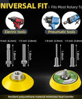 Universal fit drill adaptor with 251 Piece All In One 2 Inch Sanding Disc Drill Polishing Kit With Wet Dry Silicon Carbide Sandpaper Assorted Grit 60 To 10000 Pro Grade Hook And Loop Backing Pads Soft Foam Buffer Pad For Car Wood Metal