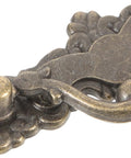 Close-up of 2 Pack Vintage Drawer Handles For Dresser And Cabinets, Dope Decorative Drawer Pulls For Furniture in olive green finish