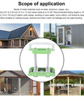 2 Station Roller Bender For 0 To 90 Degree Bends No Sweat Easy To Use Portable Manual Roof Sheet Metal Bender with building applications in background