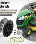 Secondary Variator Belt Pulley Kit GT79244 MIA12482 shown with John Deere lawn tractor