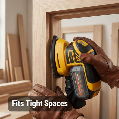 Brushless Cordless Detail Corner Sander Compatible With DeWalt 20V Max Battery Tool Only being used on wood frame.