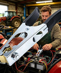 Ground Clamp For Welding And Electrical Work Built Tough Heavy Duty Conductive Crocodile Clip With Insulated Sheath used in workshop