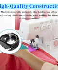 Must-Have Universal Bobbin Case For A Ton Of Sewing Machines Compatible With Brother And Baby-Lock Replacement Parts XC3152221 XE7560001 For SE400 SE600 SE625 CS6000I PE800 LX3817 And More black plastic-stainless case on Baby Lock machine