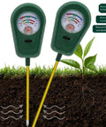 Rugged Metal Rod Soil Tester For Garden And Field All In One Ground Inspector Analyzes pH Nutrients And Moisture In Outdoor Soils