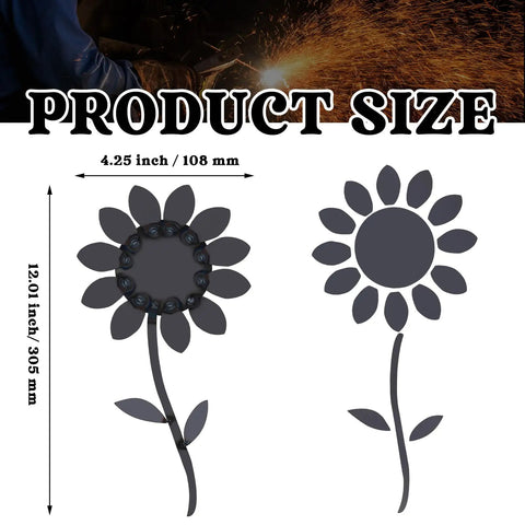 DIY Flower Welding Kit for Metal Art: 16 Gauge Stainless Steel Practice Weld Set with Steel Flower Diagram