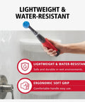 Kick Serious Grime With This Cordless Power Scrubber Kit An Oscillating Cleaning Rig showing lightweight water-resistant scrubber for easy cleaning.