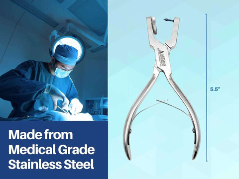 Titanium Tip Rotary Leather Punch Tool With Adjustable Hole Sizes 0.8Mm 1.0Mm 1.2Mm 1.5Mm And 2Mm for medical use