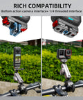 Magnetic Quick Release Base For Insta360 X5 And Ace Pro Series, Aluminum Alloy Mount on camera handle, outdoor setting