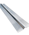 American Made Aluminum U Channel Heat Transfer Plates For Half Inch PEX Radiant Heating System Built Tough Two Foot Length Durable Silver Finish