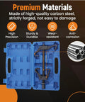 Coil Spring Compressor Tool Kit For Vehicle Suspension Struts Remove And Install Springs, heavy-duty in blue case