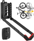 Swivel Bike Wall Mount No Heavy Lifting Required For Garage Hanger Space Saving Bike Rack Holds Up To 77 Lbs Easy To Load And Unload