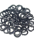 50 Pack 8.8 Grade Alloy Steel M12 Split Lock Washers, Spring Lock Washers For Screws And Bolts, Heavy Duty Jobsite Grade Black Finish