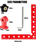 Four Pack 90 Degree Corner Clamps For Woodworking Pro Grade Aluminum Right Angle Clamps 5.5 Inch By 5.5 Inch Precision Jigs size chart