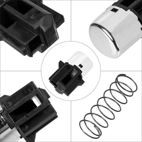 Shifter Handle And Shift Button Knob Repair Kit With Spring For Honda Accord 2003 2004 2005 Automatic Transmission
