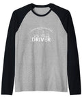 Threshing Harvesting Machine Inspired Raglan Baseball Tee for Farmers and Fans in gray and black with combine harvester graphic.