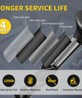 4-layer epoxy coating diagram of 3 Inch Deck Screws 138 Pcs Exterior Wood Screws Size 10 Epoxy Coated T25 Star Bit Salt Spray Tested Over 1500 Hours Rust Resistant for Outdoor Decking and Fencing