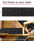 Indoor Non Slip Stair Treads 15 Pack 8x30 Inch Dark Gray Carpet Stair Runners, easy trim with scissors, on wooden steps