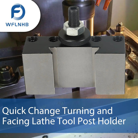 CNC Quick Change BXA Size 2 Facing And Boring Tool Post Holder 250-202 For 10 To 15 Inch Swing Sealed And Hardened, Locks Right Up Between Turning And Facing Tools, Interchangeable With Dorian Aloris Phase II BXA Mini Posts