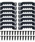Top Shelf Heavy Duty Black Sawtooth Picture Hangers Supports 20 Lbs Rust Resistant Steel Wall Mount Hook Set 100 Pc Pack for heavy frames and art.