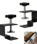 Two Pack Drawer Front Installation Clamps for Cabinets and DIY Woodworking Projects, Adjustable Drawer Fixing Clips with 0.65 to 2 Inch Range