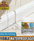 Heavy Duty Waterproof Polyurethane Sealant That Sets Totally Clear And Holds Firm Through Scorching Summers Or Freezing Winters A Go To Fix For Roofs Bathrooms Patios And Walls Indoors Or Outdoors Just Paint On And Go with visible application on tiled surface.