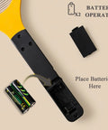Ultra Fast Electric Fly Swatter Bug Zapper For Indoor Outdoor Use 2200V Mosquito Killer Handheld Zap Tool battery compartment