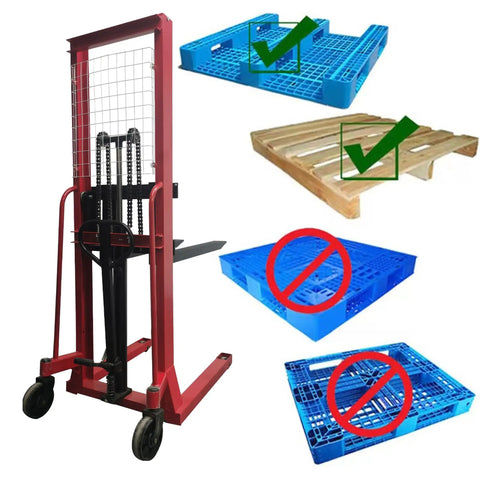 The Real Deal Manual Pallet Lifter With A Hefty 1 Ton 2204 Lbs Capacity And A Snappy 63 Inch Lift Height Single Sided Hydraulic Hand Pallet Truck That Handles Warehouse Grind Like A Pro