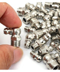 Close-up of Gearhead Approved Grease Nipple Kit, 60 Piece Assortment For Bearings And Automotive Industrial Parts M6 M8 M10.