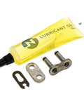 Lubricant oil and connecting links included in Honda Drive Sprocket Chain Kit For XR100R And CRF100F Riders Front 14 Tooth Rear 50 Tooth 428HZ
