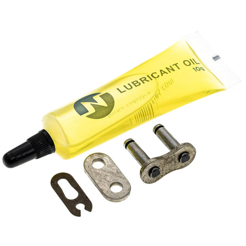 Lubricant oil and connecting links included in Honda Drive Sprocket Chain Kit For XR100R And CRF100F Riders Front 14 Tooth Rear 50 Tooth 428HZ
