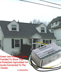 Whole House Surge Protector 140000 Amps SPD For 120V 240V Load Centers UL Listed installed at home entrance