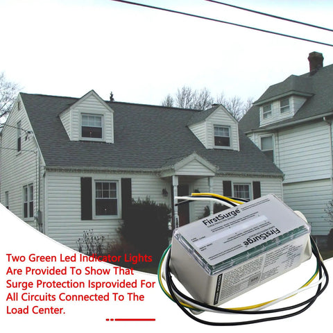 Whole House Surge Protector 140000 Amps SPD For 120V 240V Load Centers UL Listed installed at home entrance