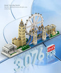 London Skyline Micro Mini Blocks Build Kit Epic Architecture Set For Builders Of All Ages 3076 Pieces cityscape display