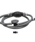 Pro Grade Marine Fuel Line Kit With Six Feet Of Three Eighths Inch Hose Tank And Engine Fittings Sprayless Connector Primer Bulb