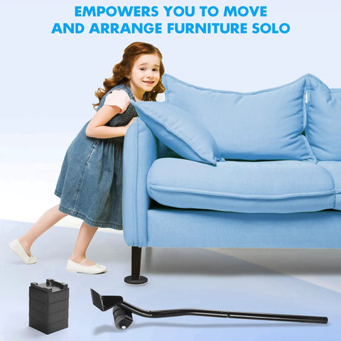 Move Heavy Furniture And Appliances Like A Boss With This Lifter Tool And 8 Pack Of 3.5 Inch Sliders Cut Your Effort By 80 Percent With The Lift And Glide System Reusable Moving Pads And Floor Protectors For Carpet Or Hardwood