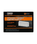 Beefy 16 Gauge 1 Inch Fencing Staples Galvanized Steel Glue Collated 2000 Count For Livestock Horse Chain Link And Deer Fencing Compatible With PFS16 And PE20VFS16 package