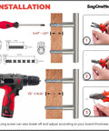 Installation guide for Brushed Nickel Cabinet Handles 5 Inch Length With 3 Inch Hole Centers Stainless Steel Hardware