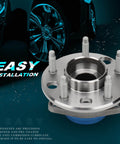 Front Wheel Hub And Bearing Assembly 2 Pack 513087 With ABS 5 Lug Compatible With Buick Century Park Avenue Oldsmobile
